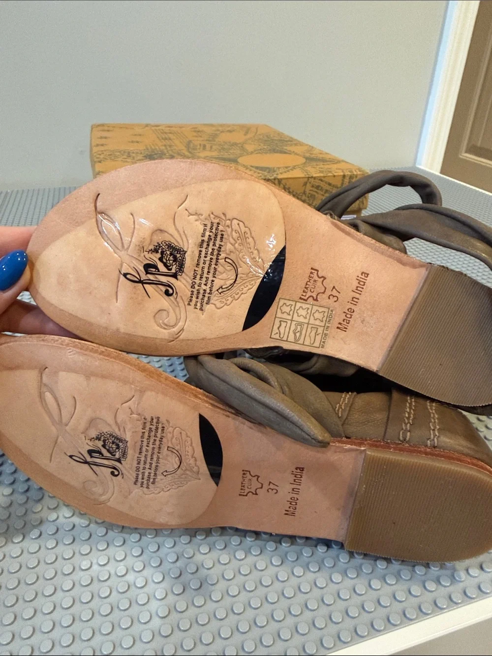 Free People Olive Wrap Gladiator Sandals